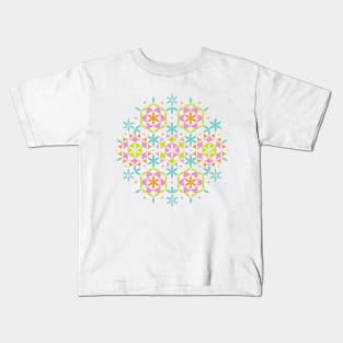 Colorful Flower of life Kids T-Shirt